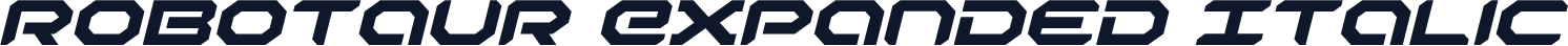 Robotaur Expanded Italic