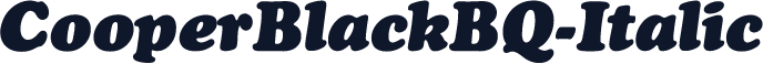 CooperBlackBQ-Italic