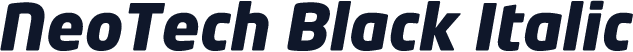 NeoTech Black Italic