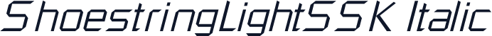 ShoestringLightSSK Italic