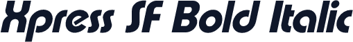 Xpress SF Bold Italic