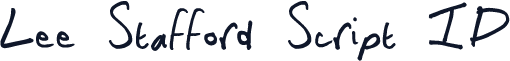 Lee Stafford Script ID