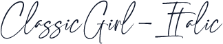 ClassicGirl-Italic