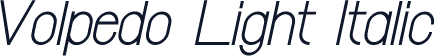 Volpedo Light Italic