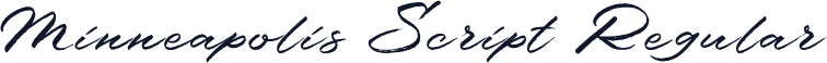 Minneapolis Script Regular
