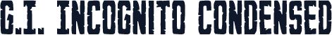 G.I. Incognito Condensed