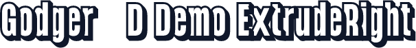 Godger 3D Demo ExtrudeRight