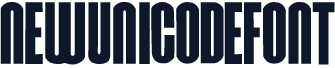 NewUnicodeFont