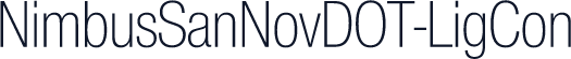 NimbusSanNovDOT-LigCon