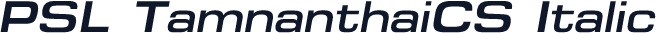 PSL TamnanthaiCS Italic