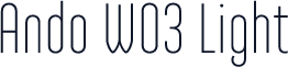 Ando W03 Light