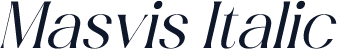 Masvis Italic