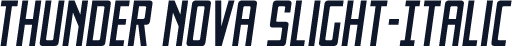 Thunder Nova Slight-Italic