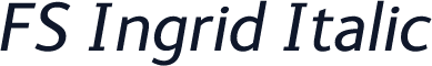FS Ingrid Italic