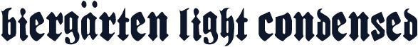 Biergärten Light Condensed