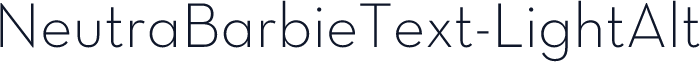 NeutraBarbieText-LightAlt