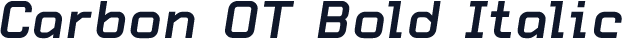 Carbon OT Bold Italic