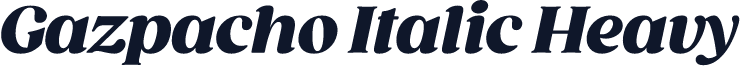 Gazpacho Italic Heavy
