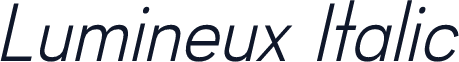 Lumineux Italic